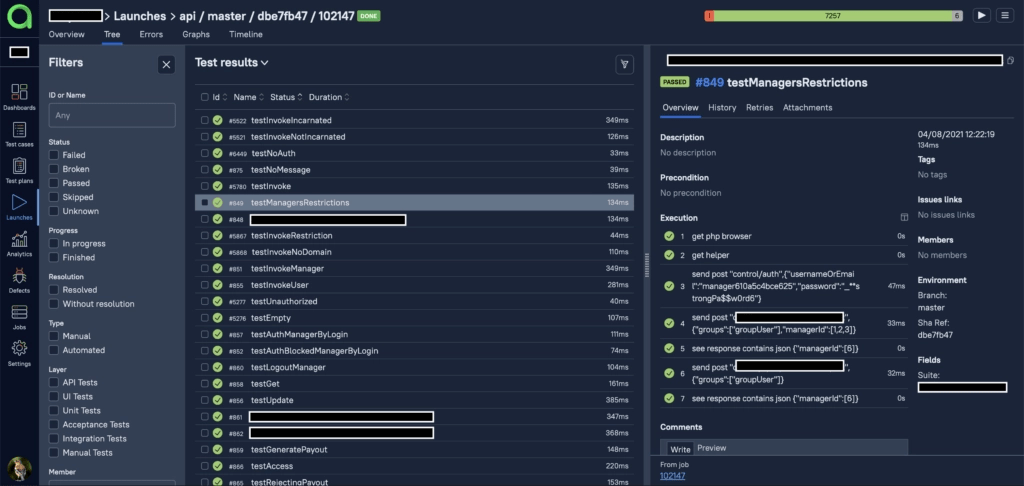 Automated Tests unstructured