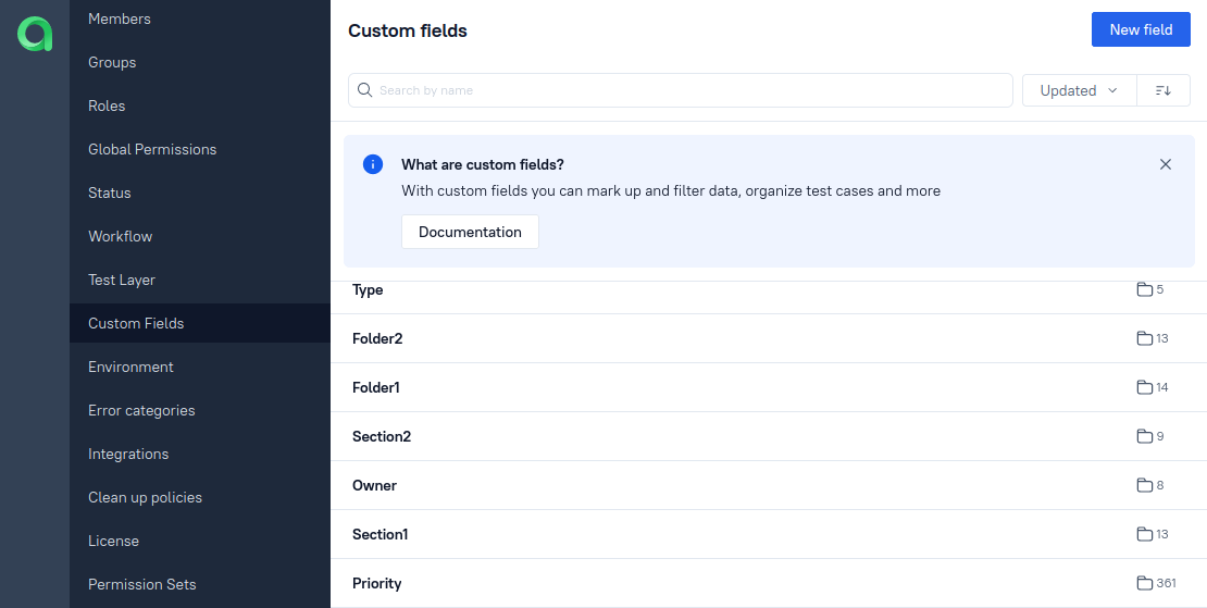 Creating a new field